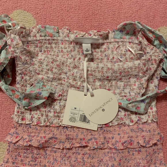 LSFxTarget Adeline Tie-Strap Smocked Ruffle Dress - Picture 6 of 6